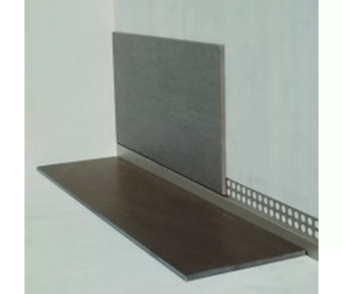 Gefällsprofil Wand Edelstahl