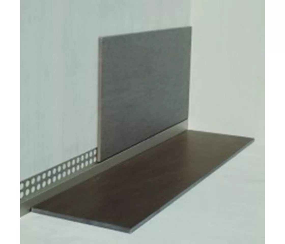 Gefällsprofil Wand Edelstahl