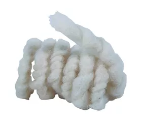 Wollkordel Schafwolle Naturweiss Dim. 1 cm x 3 m