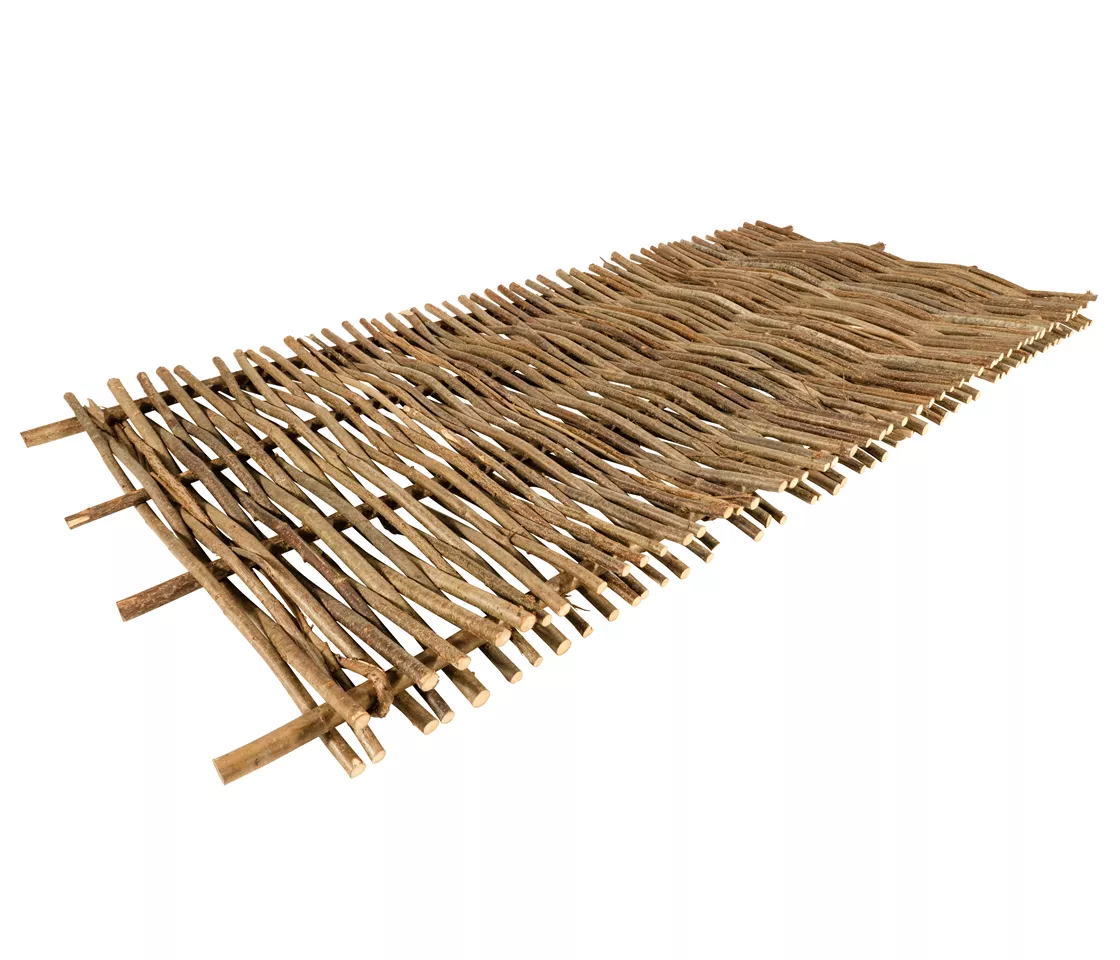 HASELNUSSZAUN RUSTIKAL STABIL