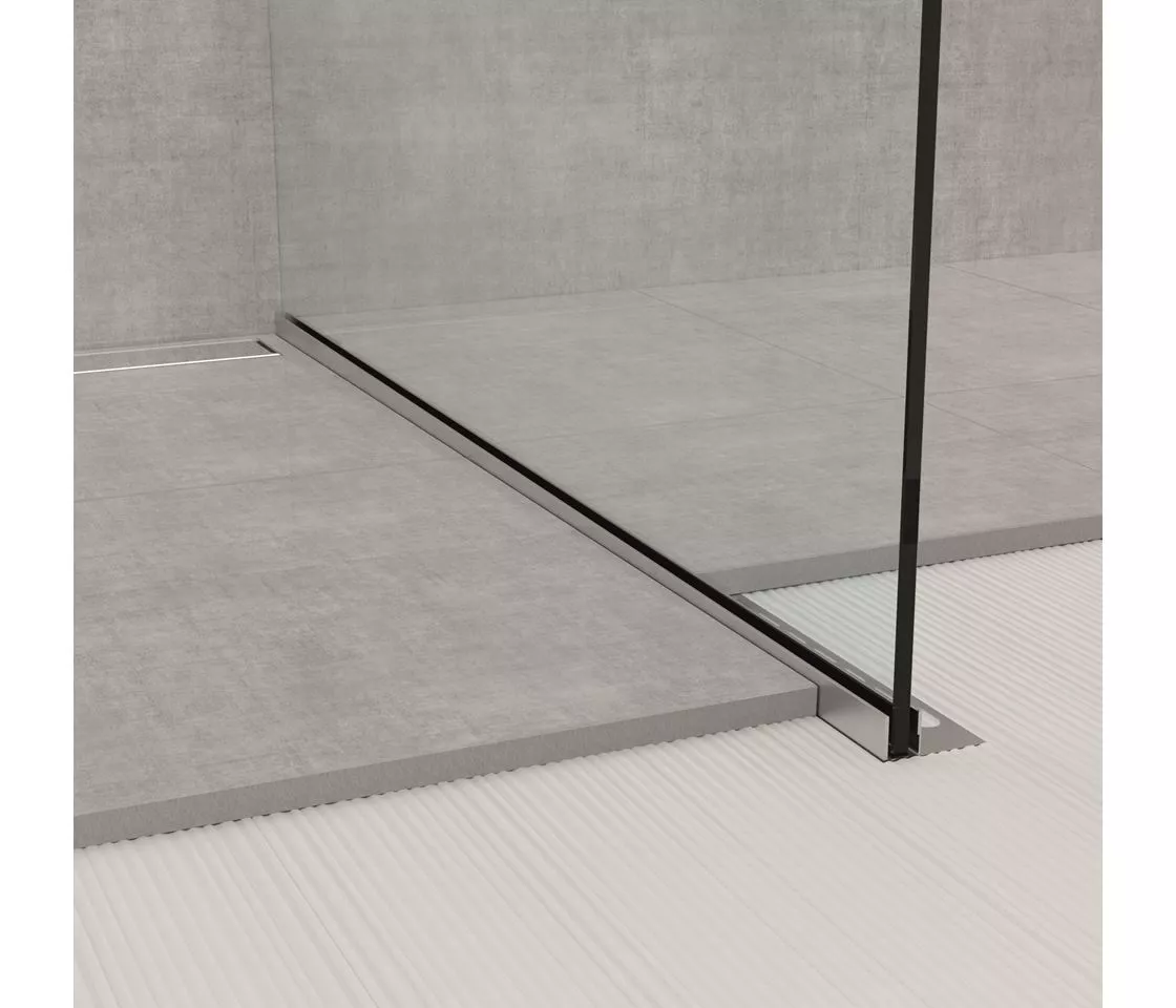 Duschprofil 2-tlg 2% gebürstet