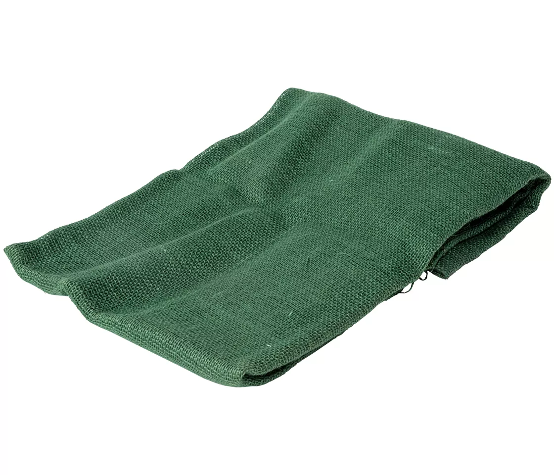 Jutedecke grün